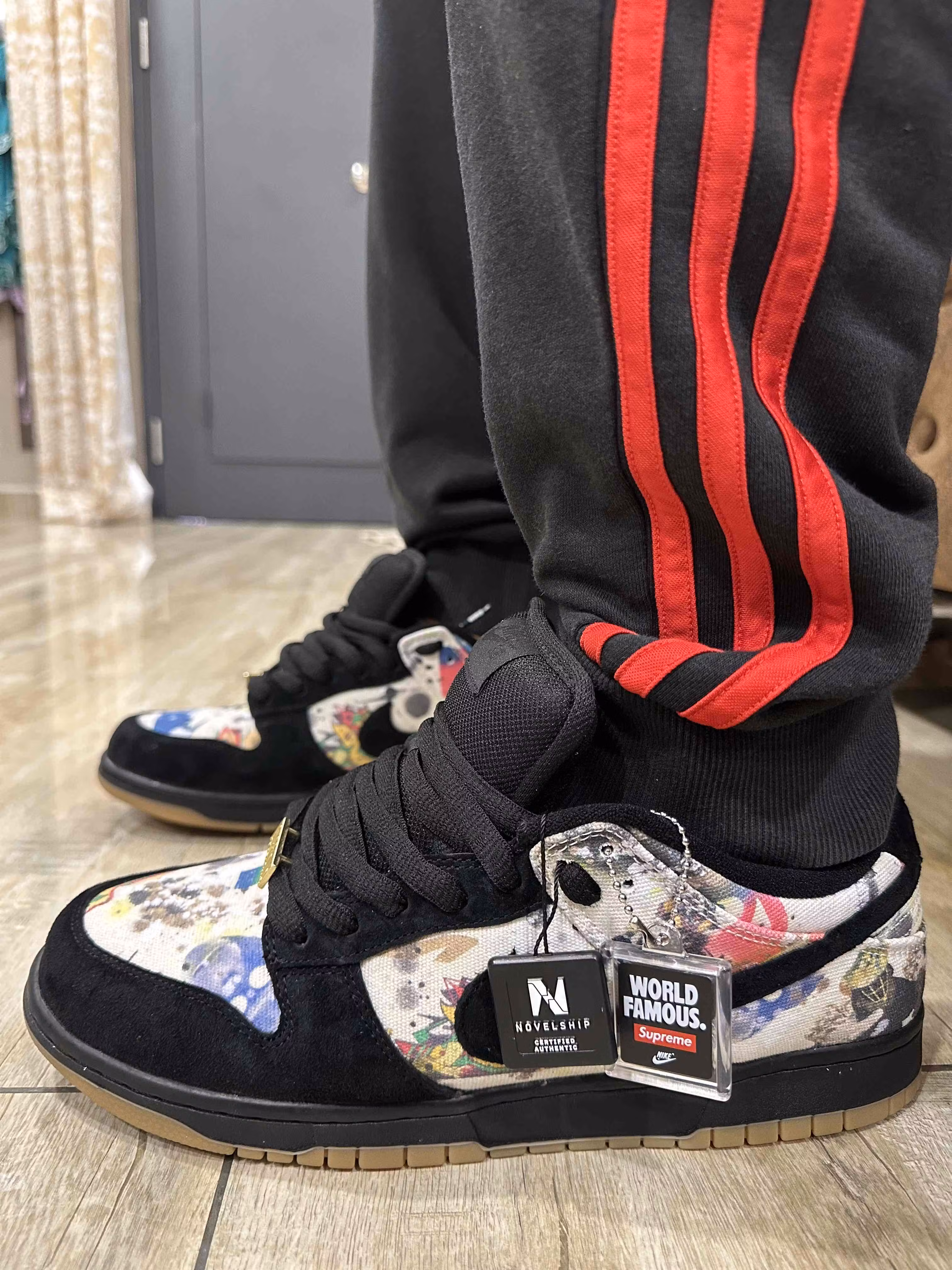 Supreme x Nike SB Dunk Low 'Rammellzee' FD8778-001 Supreme x Nike SB Dunk Low 'Rammellzee' FD8778-001
